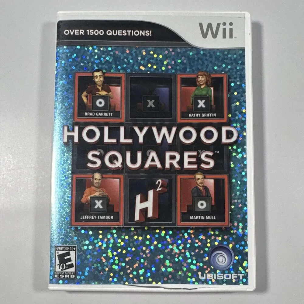 Ubisoft Hollywood Squares Nintendo Wii E10+ NTSC-U/C 2009 Manual Included